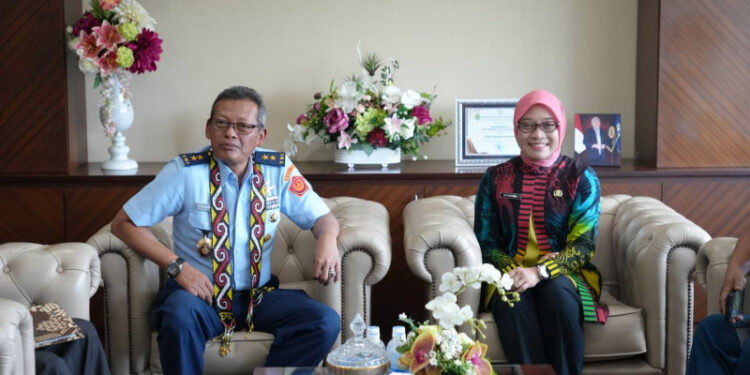 Sekda Sri Terima Kunjungan Deputi Pendidikan Pimpinan Lemhannas RI