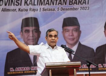 Di Kalbar, Muzani Optimis Prabowo Menang: 15 Tahun Kita Menanti Kemenangan