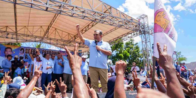 Puluhan Ribu Masyarakat Tegal dan Brebes Padati Kampanye Akbar Prabowo-Gibran