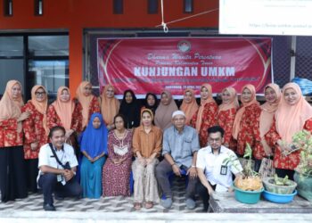 DWP Kaltim Kunjungi UMKM Kampung Tenun Samarinda